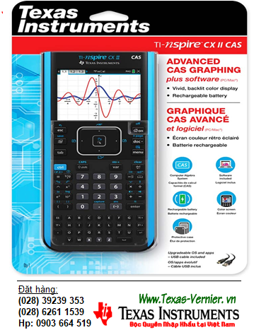 Texas Instruments TI-Nspire™ CX II CAS; Máy tính Khoa học Vẽ đồ thị Texas Instruments TI-Nspire™ CX II CAS Graphing Calculator /CÒN HÀNG